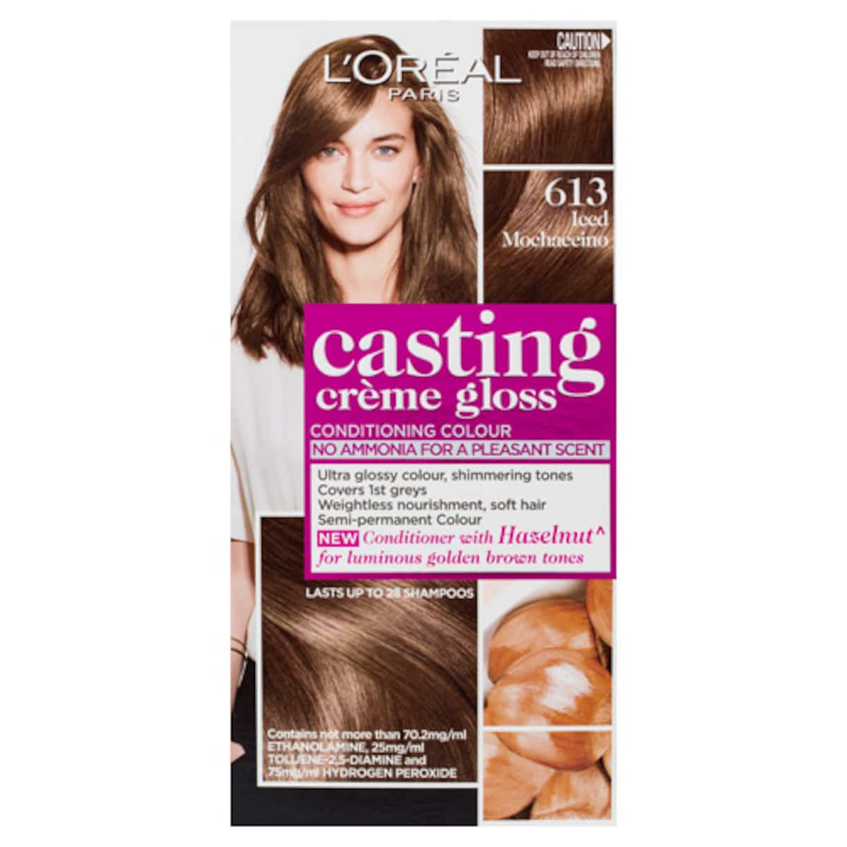 L'Oreal Casting Creme Gloss 613 Iced Mochaccino Hair Colour