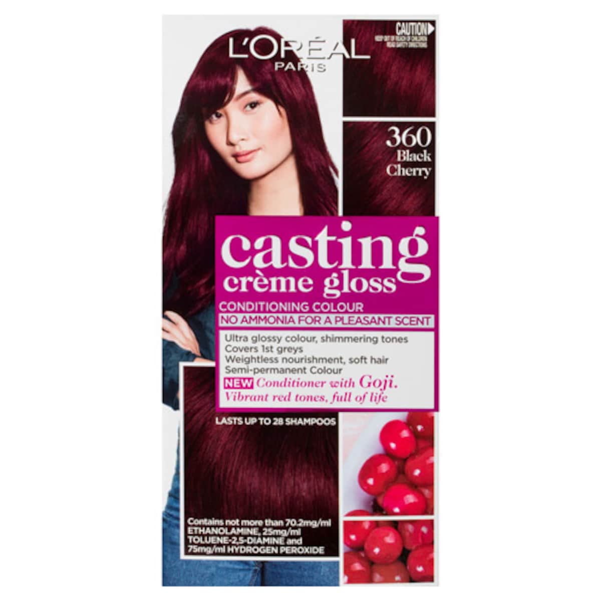 L'Oreal Casting Creme Gloss 360 Black Cherry Hair Colour