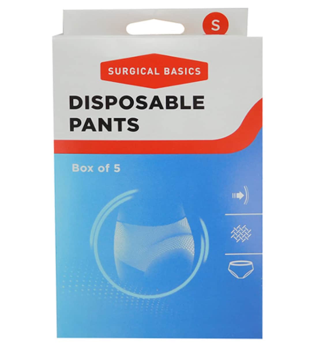 Surgical Basics Disposable Pants Small Box of 5