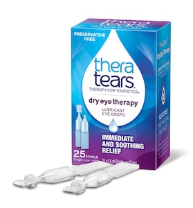 Thera Tears Dry Eyes Lubricant Eye Drops 25 x 0.6ml Vials
