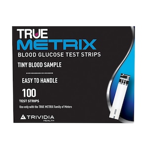 True Metrix Blood Glucose Test Strips 100 Pack