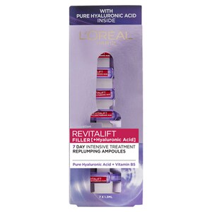 L'Oreal Revitalift Filler + Hyaluronic Acid Ampoules 7 x 1.3ml