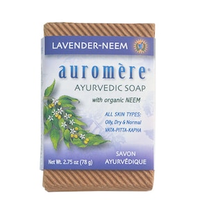 Auromere Ayurvedic Neem Soap Lavender Neem 78g