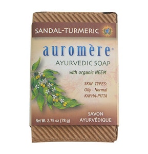 Auromere Ayurvedic Neem Soap Sandal-Turmeric 78g