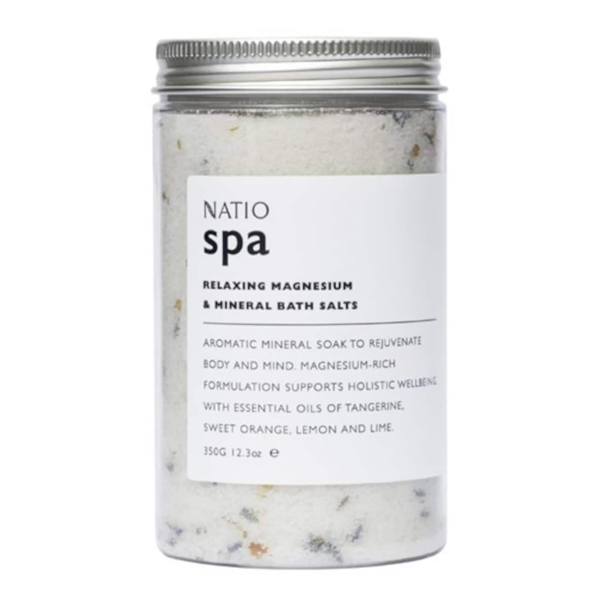 Natio Spa Relaxing Magnesium & Mineral Bath Salts 350g