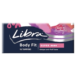 Libra Body Fit Tampons Super 16 Pack