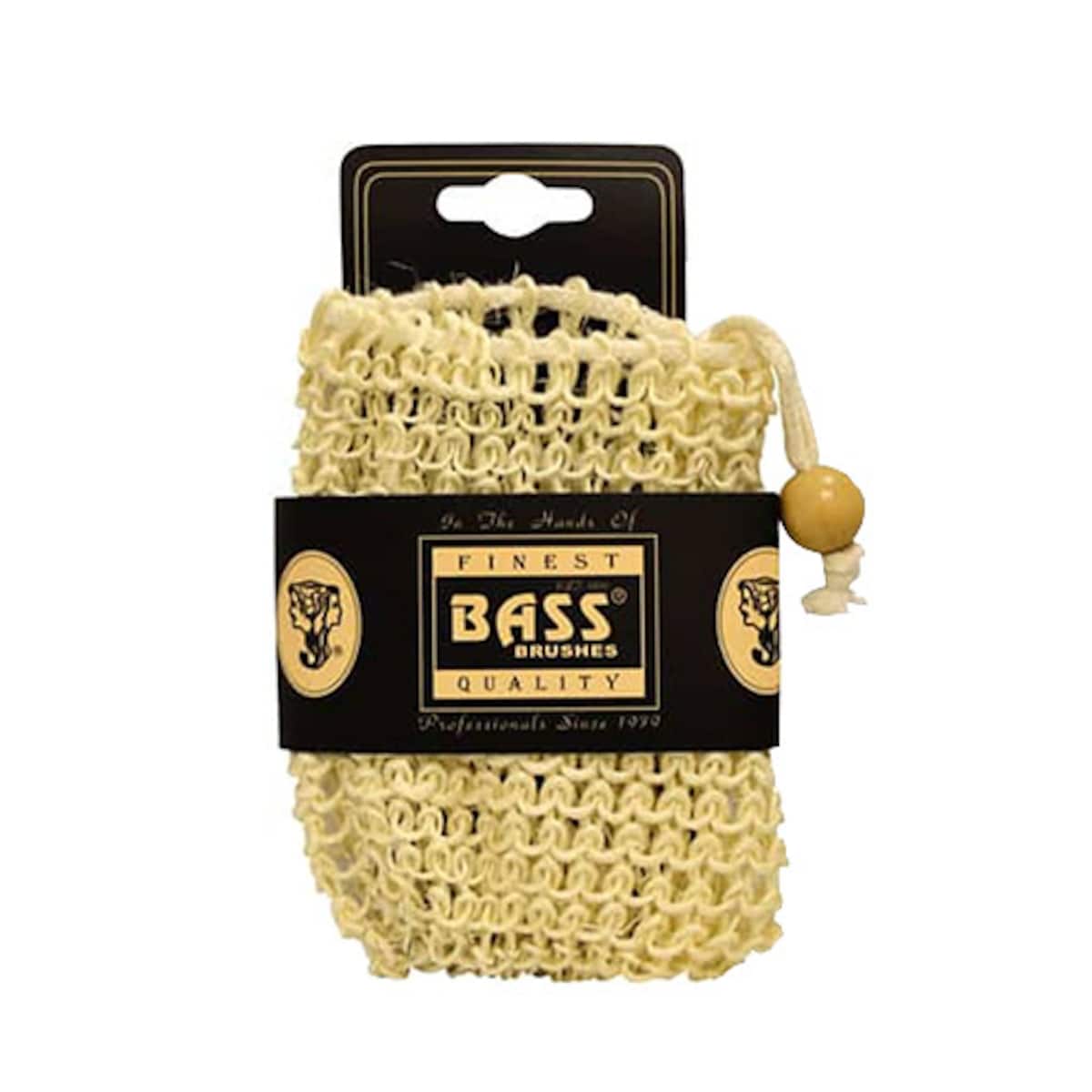 Bass Body Care Sisal Soap Holder Pouch With Drawstring Firm