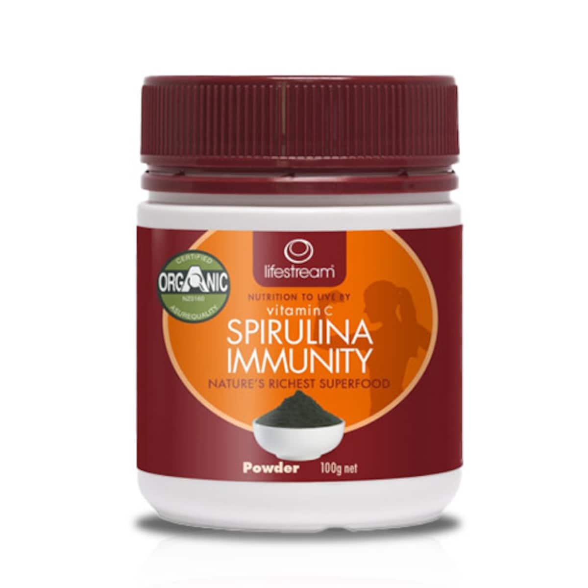 Lifestream Vitamin C Spirulina Immunity Powder 100g