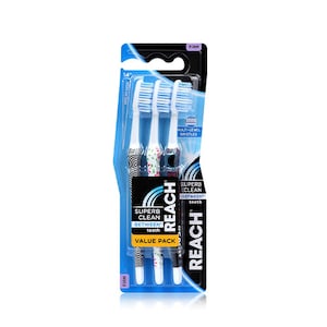 Reach Superb Clean Between Teeth Firm Toothbrush 3 Pack