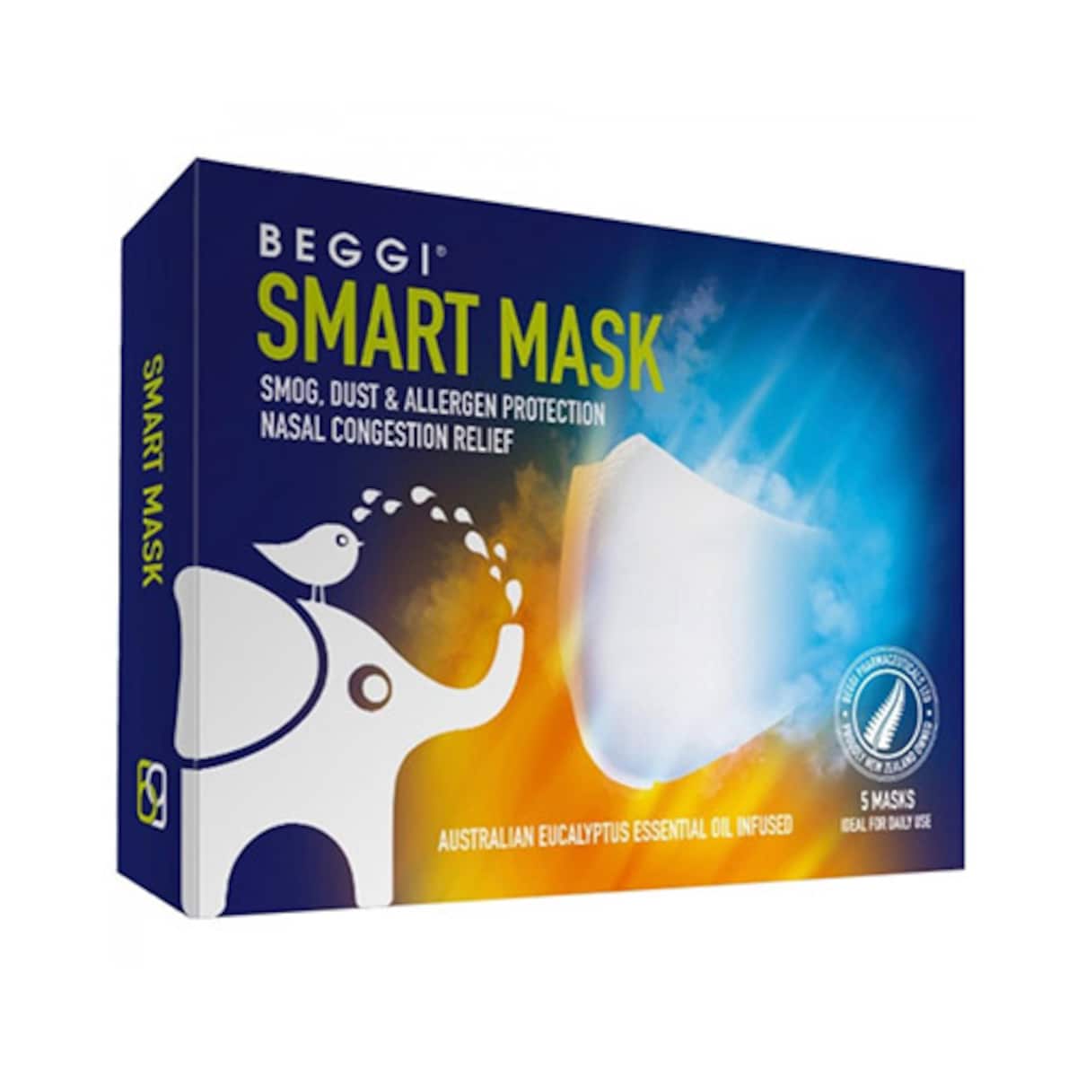 Beggi Smart Mask Box of 5 | Healthylife