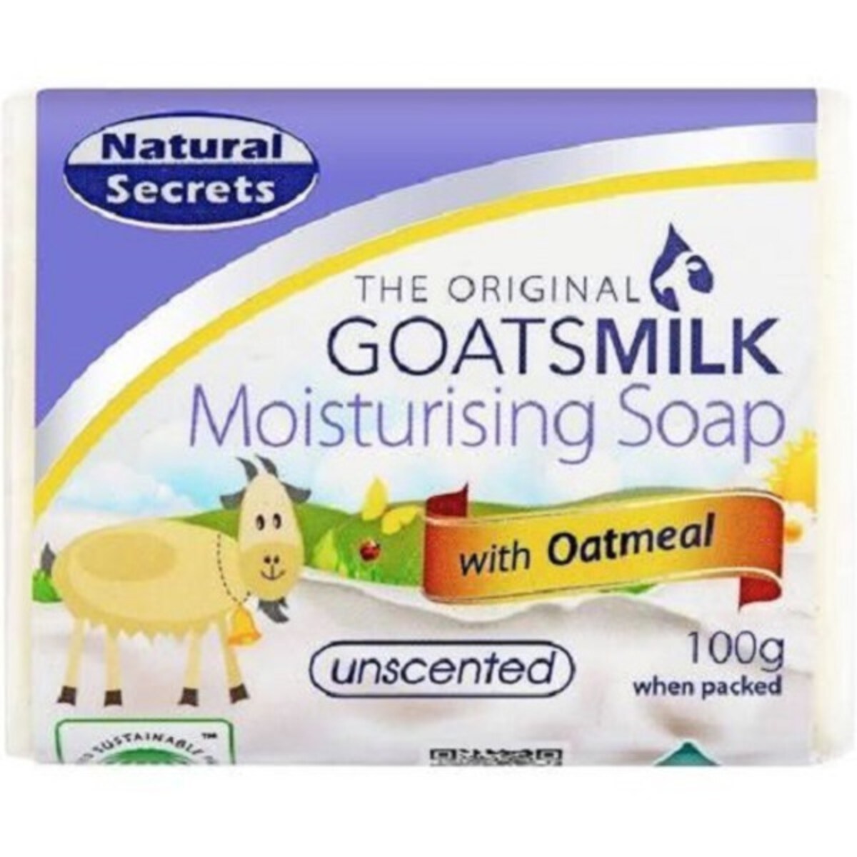 Natural Secrets Goatsmilk Soap with Oatmeal 100g