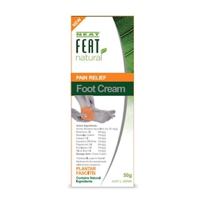 Neat Feat Natural Pain Relief Foot Cream for Pains Strains & Bruising 50g