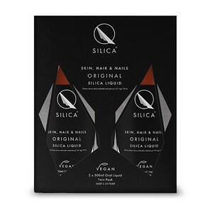 Qsilica Skin Hair & Nails Original Silica Liquid 500ml x 2 Pack