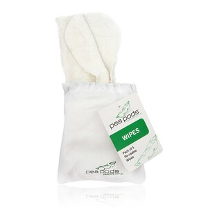 Pea Pods Bamboo Reusable Wipes 5 Pack