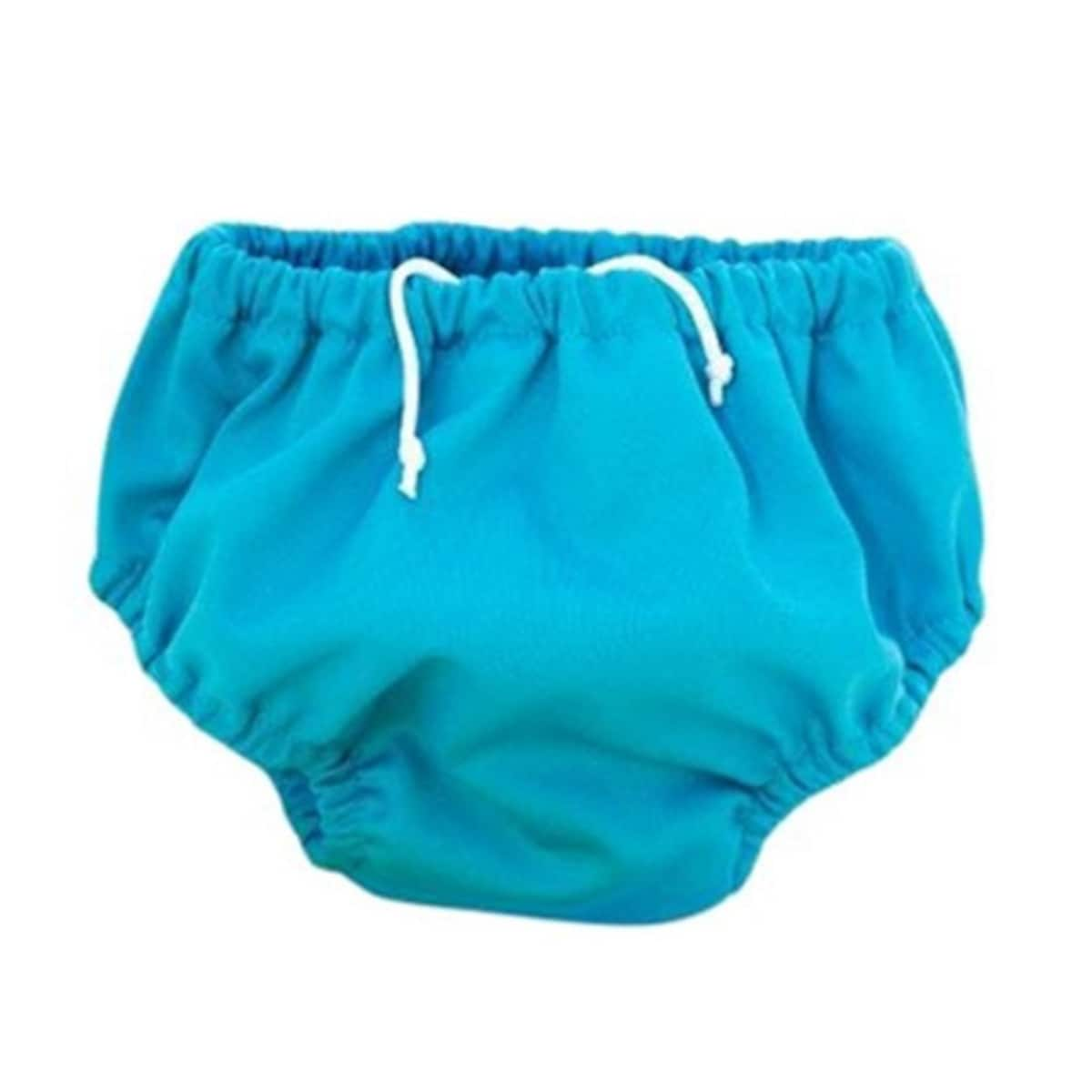 Pea Pods Reusable Swim Nappies Aqua Blue Medium