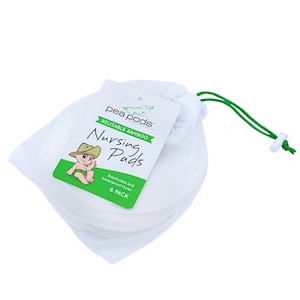 Pea Pods Washable Bamboo Nursing Pads 6 Pack