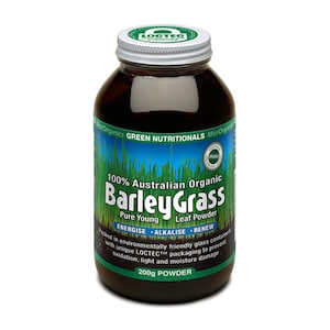 Green Nutritionals 100% Organic Australian Barleygrass 200g