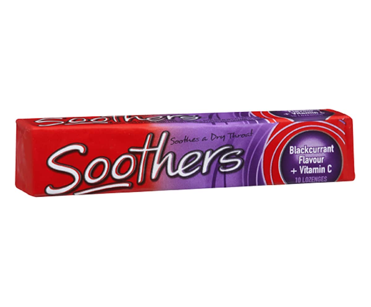 Nestle Soothers Blackcurrant Stick 10 Lozenges