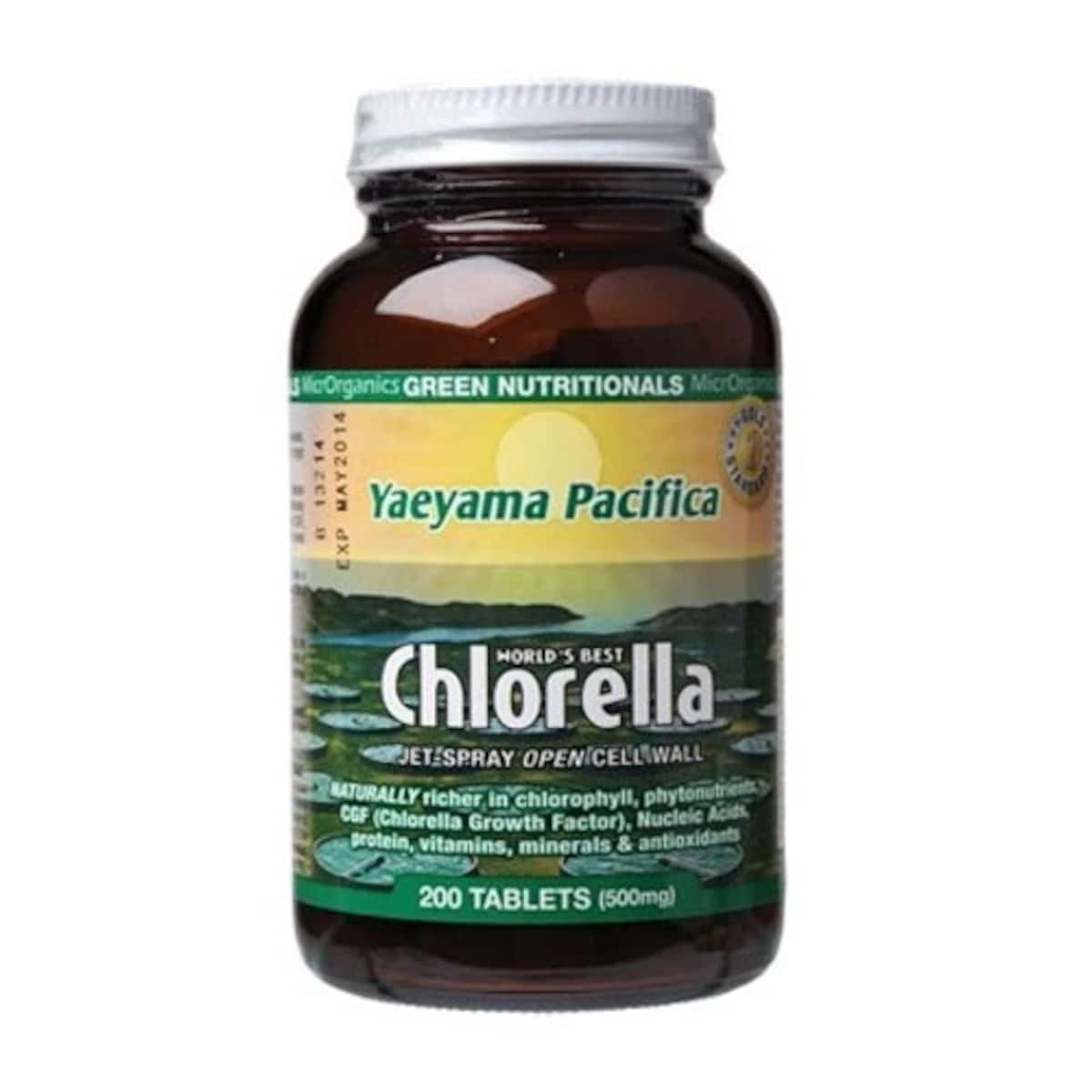 Green Nutritionals Yaeyama Pacifica Chlorella 200 Tablets Australia