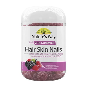 Natures Way Adult Vita Gummies Hair Skin & Nails 60 Pack