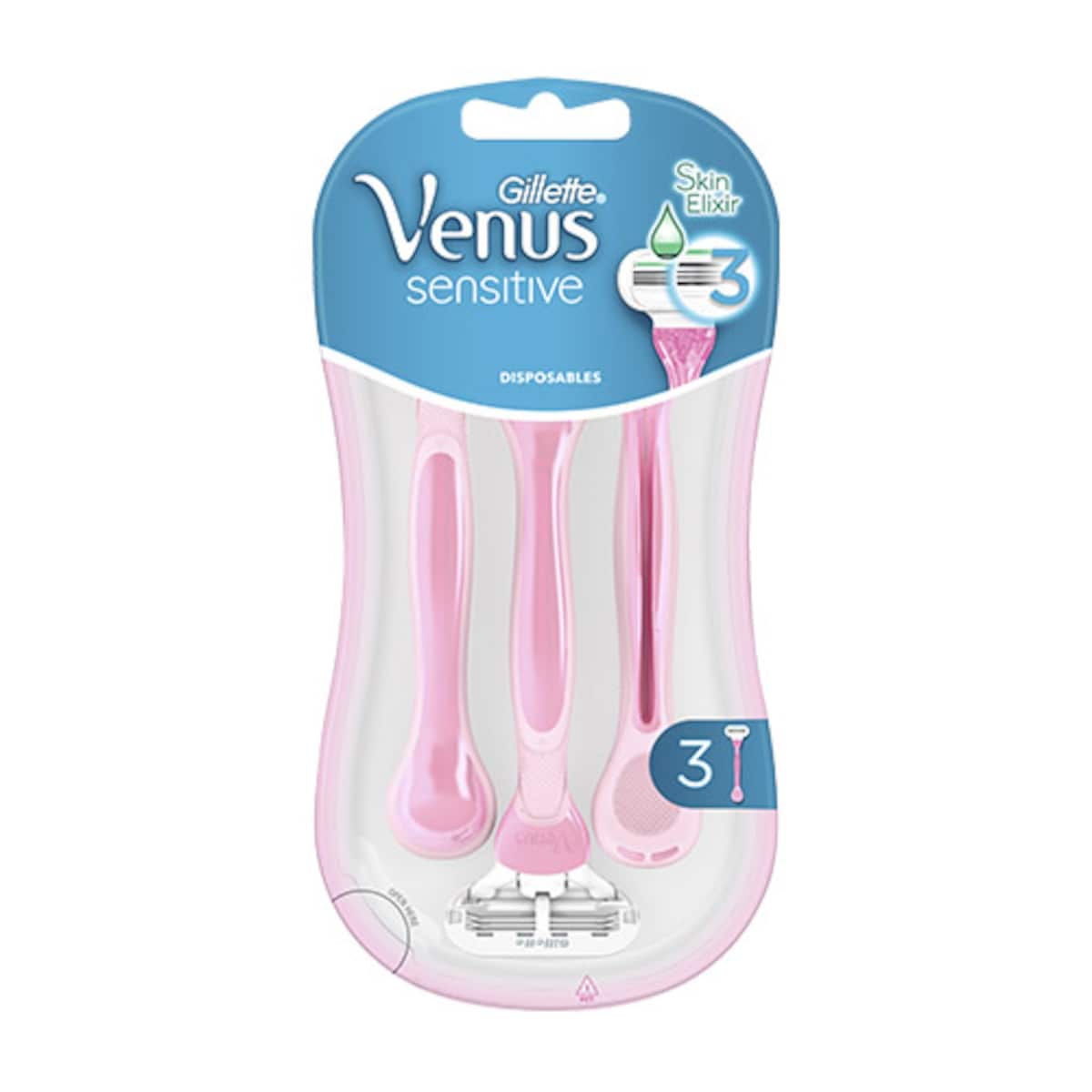 Gillette Venus Sensitive Disposable Razors 3 Pack