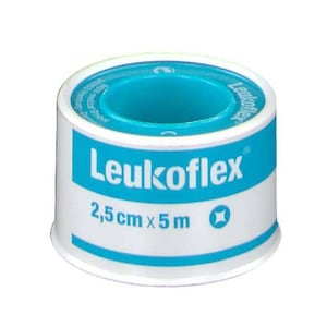 Leukoflex Hypoallergenic Waterproof Tape 2.5cm x 5m 1 Roll