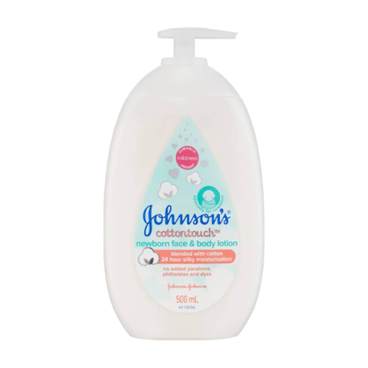 Johnsons Cottontouch Newborn Baby Face & Body Lotion 500ml