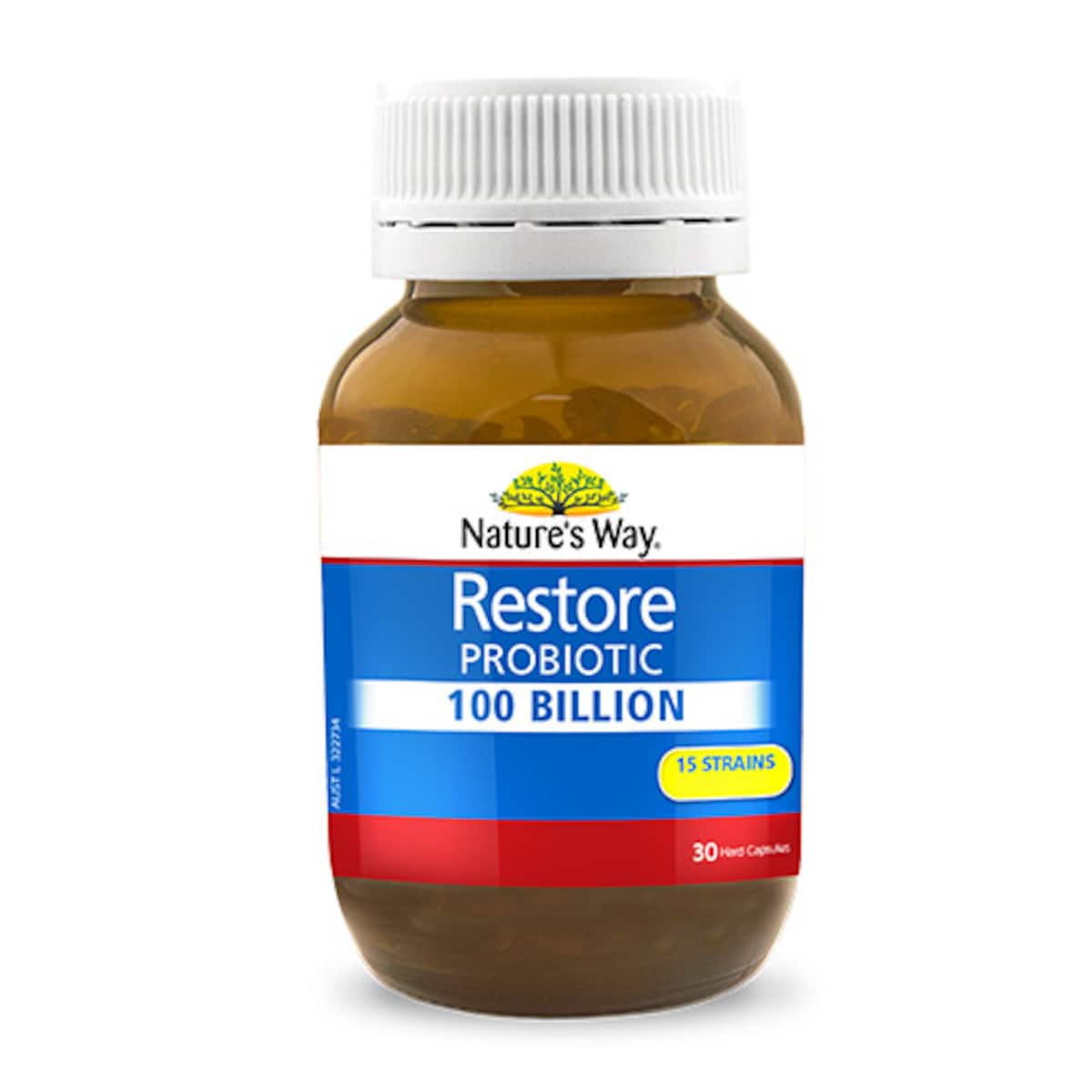 Natures Way Restore Probiotic 100 Billion 30 Capsules