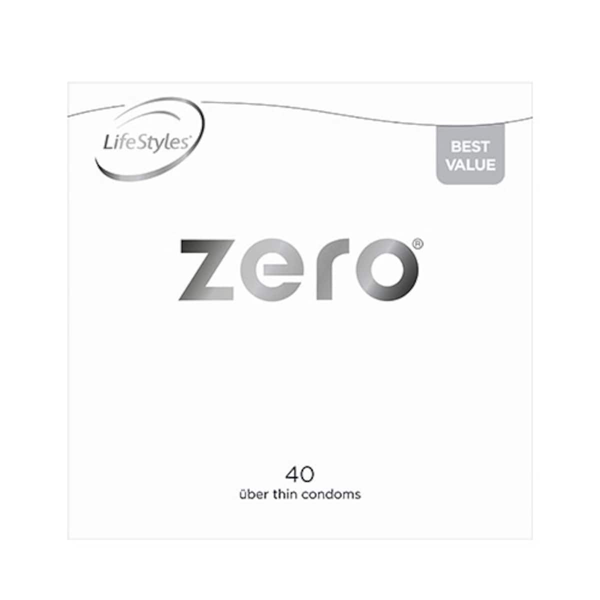 LifeStyles Zero Uber Thin Condoms 40 Pack