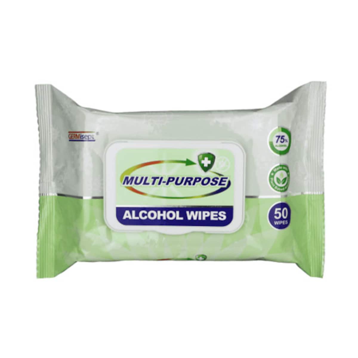 GermiSept Multi-Purpose Alcohol Wipes 50 Pack