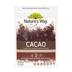 Natures Way Superfood Organic Cacao Powder 125g