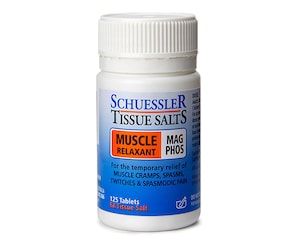 Schuessler Tissue Salts Mag Phos Muscle Relaxant 125 Tablets