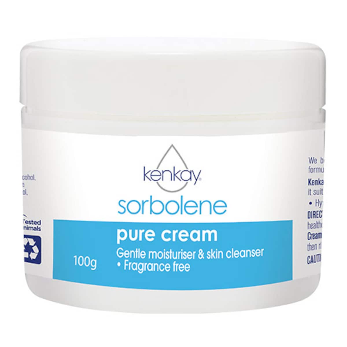 Kenkay Sorbolene Pure Cream Jar 100g