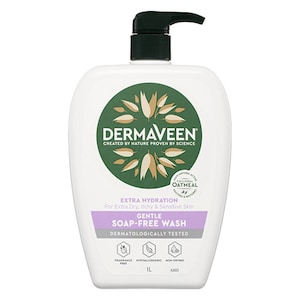 DermaVeen Extra Hydration Gentle Soap Free Wash 1 Litre