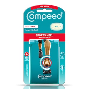 Compeed Sports Heel Blister Plaster 5 Pack