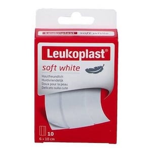 Leukoplast Soft White Dressings 6cm x 10cm 10 Pack