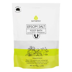 Bathefex Epsom Salt Foot Bath Eucalyptus & Peppermint 750g