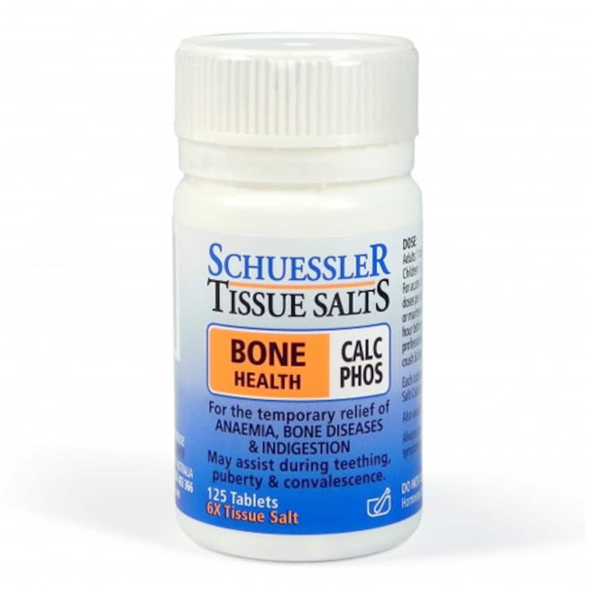 Schuessler Tissue Salts Calc Phos Bone Health 125 Tablets