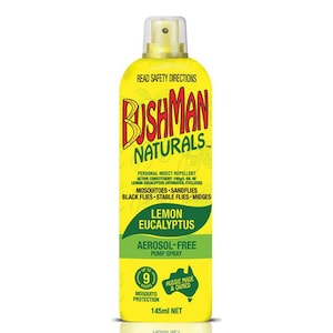 Bushman Naturals Insect Repellant Lemon Eucalyptus Pump Spray 145ml
