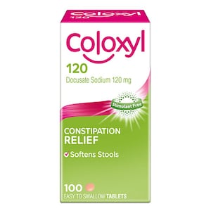 Coloxyl 120mg Constipation Relief 100 Tablets