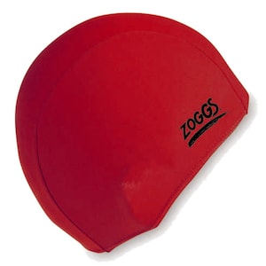 Zoggs Junior Deluxe Stretch Elastane Swim Cap Assorted Colours