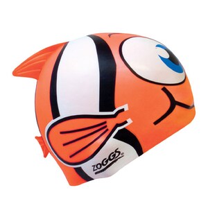 Zoggs Junior Character Swim Cap Sea Animals Assorted Colours