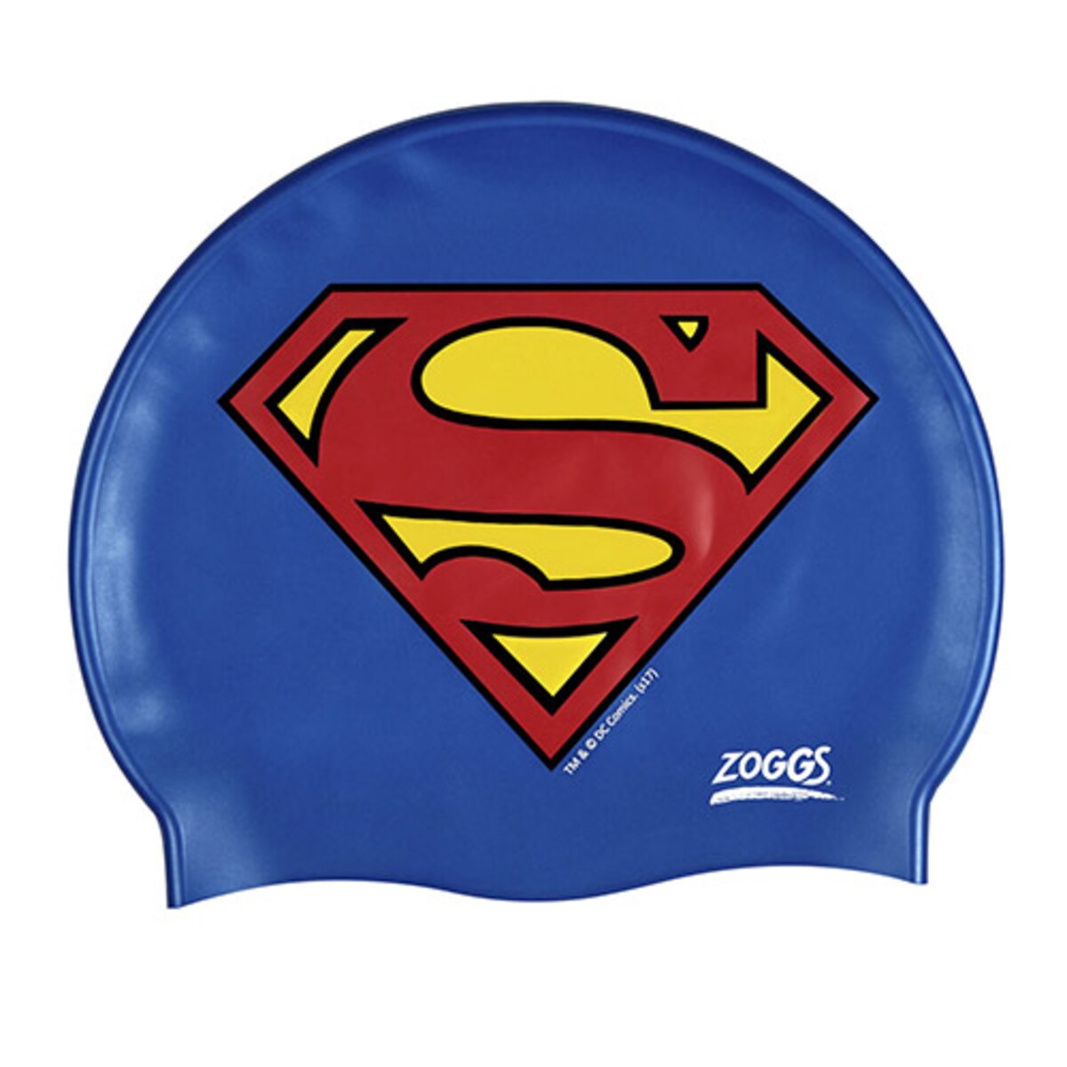 Zoggs Kids Superman Silicone Swim Cap (Up To 14 Yrs)