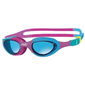 Zoggs Junior Super Seal Swim Goggles Pink & Camo with Tinted Lenses (6 to 14yrs)