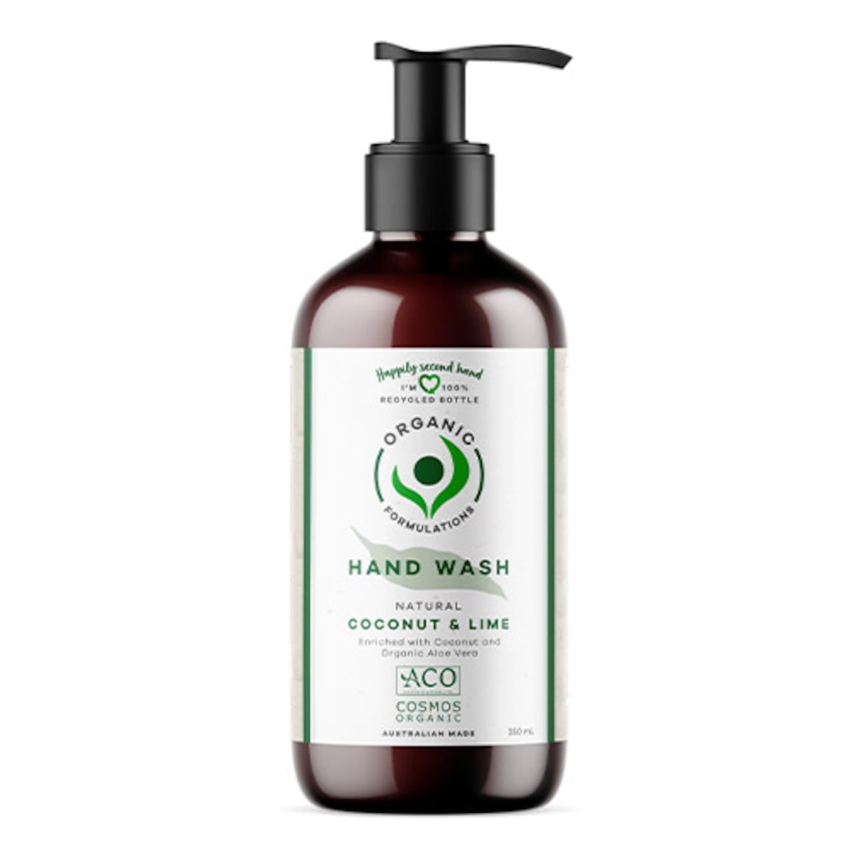 Organic Formulations Coconut & Lime Hand Wash 250ml