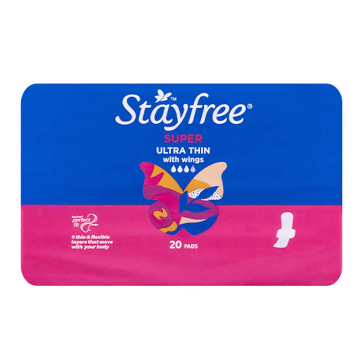 Stayfree Ultra Thin Super with Wings 20 Pack