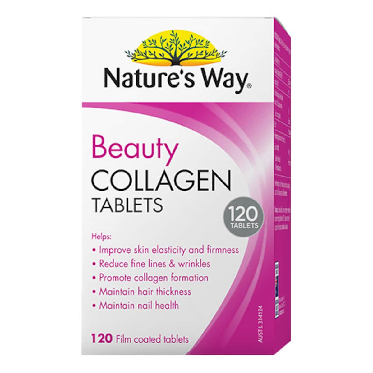 Natures Way Beauty Collagen 120 Tablets