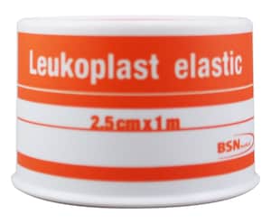 Leukoplast Elastic Tape Tan 2.5cm x 1m 1 Roll