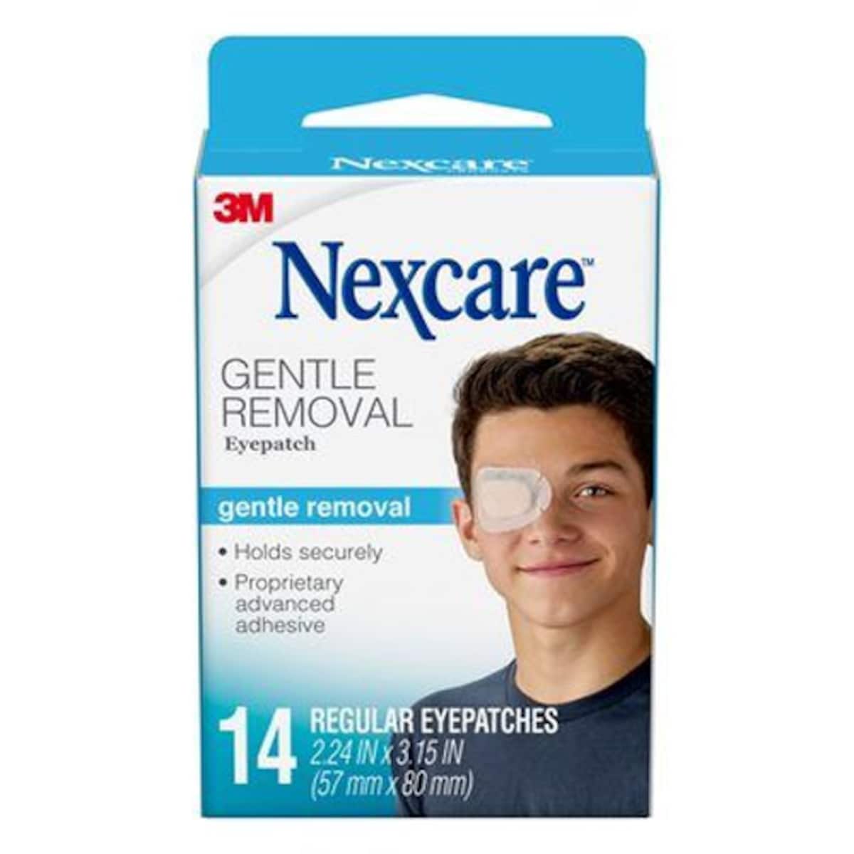 Nexcare Gentle Removal Eye Patch Regular 14 Patches