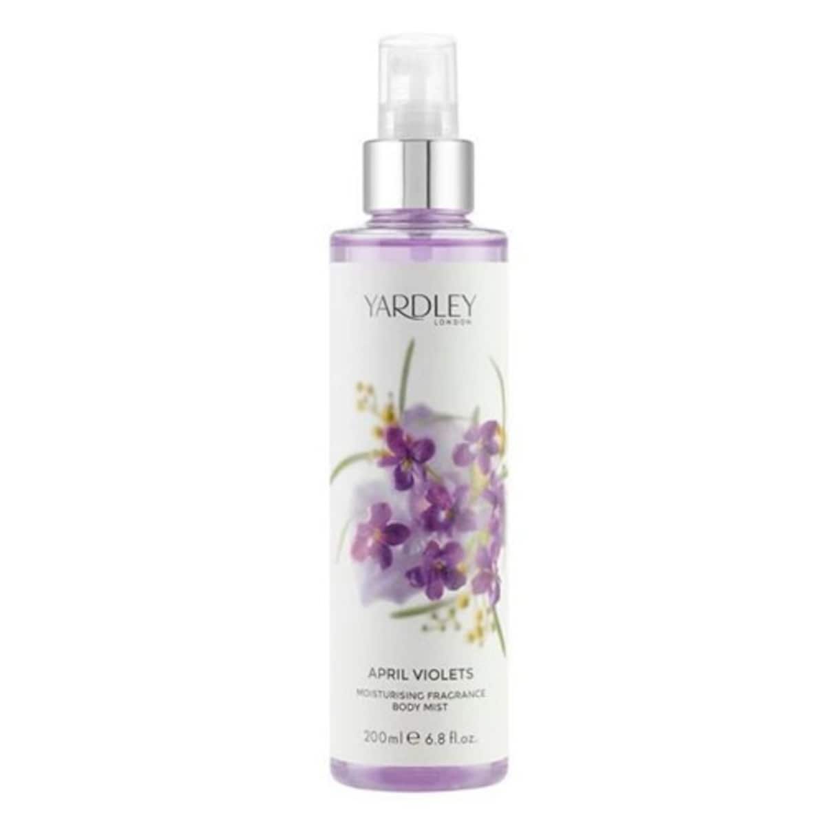 Yardley April Violets Moisturising Fragrance Body Mist 200ml
